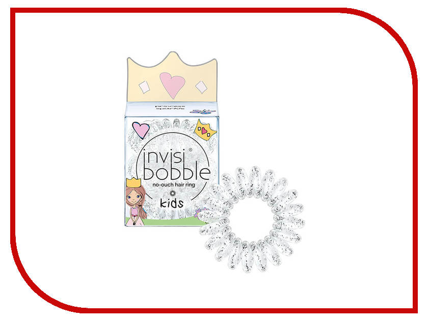 фото Резинка для волос Invisibobble Kids Princess Sparkle 3 штуки