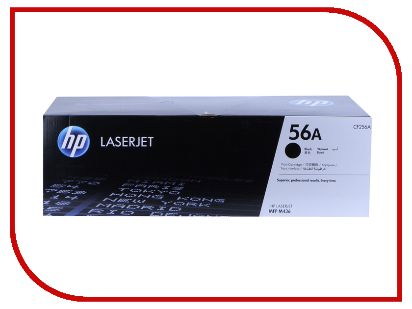 

Картридж HP 56A CF256A Black для LaserJet Pro MFP M436n/M436dn/M436nda, 56A CF256A