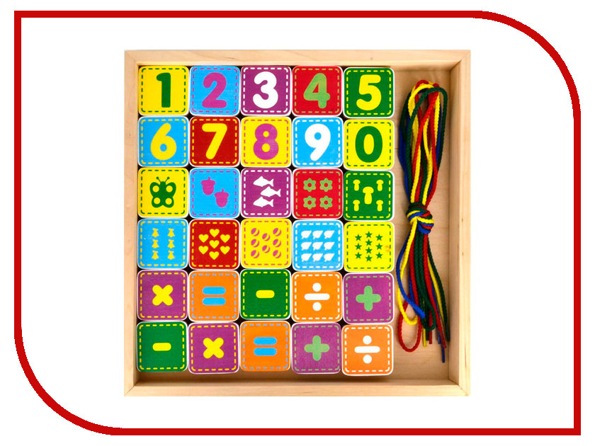 

Игрушка Alatoys Шнуровка цифры КШЦ3003