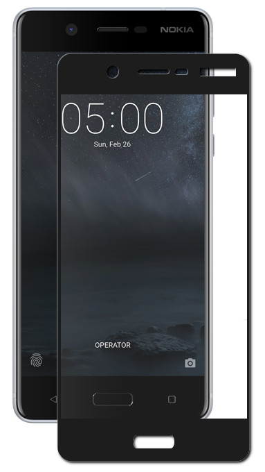 

Аксессуар Защитное стекло Zibelino для Nokia 5 TG Full Screen 0.33mm 2.5D Black ZTG-FS-NK-5-BLK, ZTG-FS-NK-5-BLK