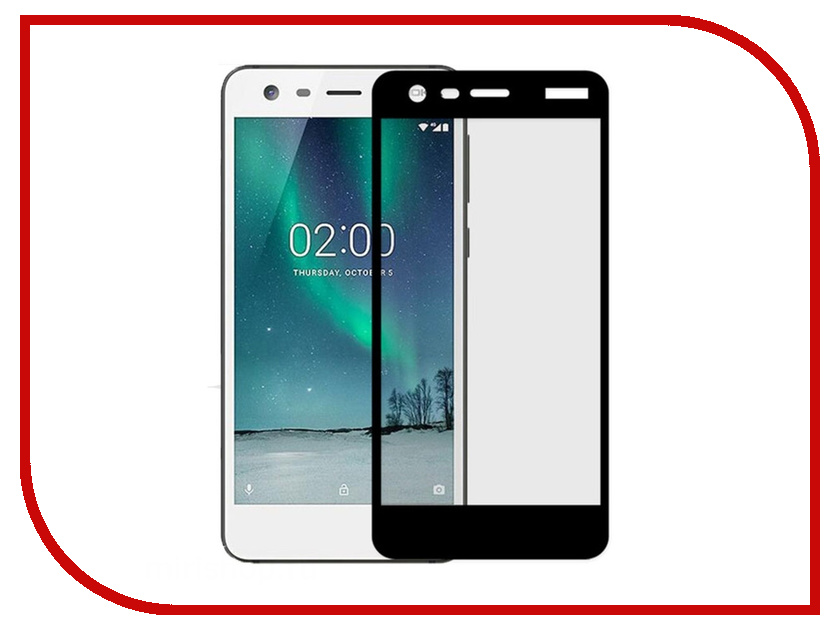 

Аксессуар Защитное стекло Nokia 2 Zibelino TG Full Screen 0.33mm 2.5D Black ZTG-FS-NK-2-BLK