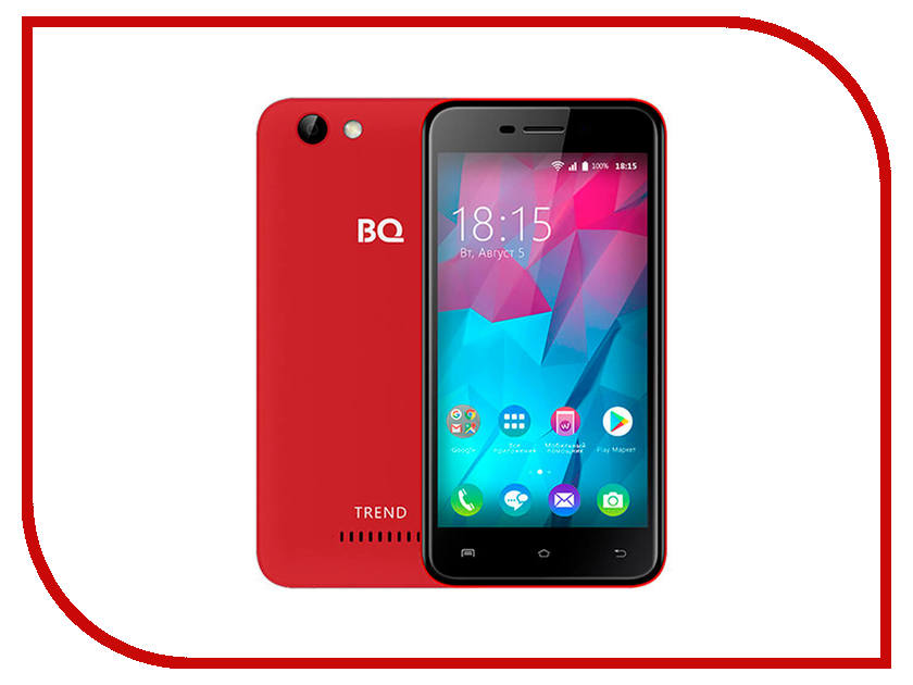 фото Сотовый телефон BQ BQ-5000L Trend Red