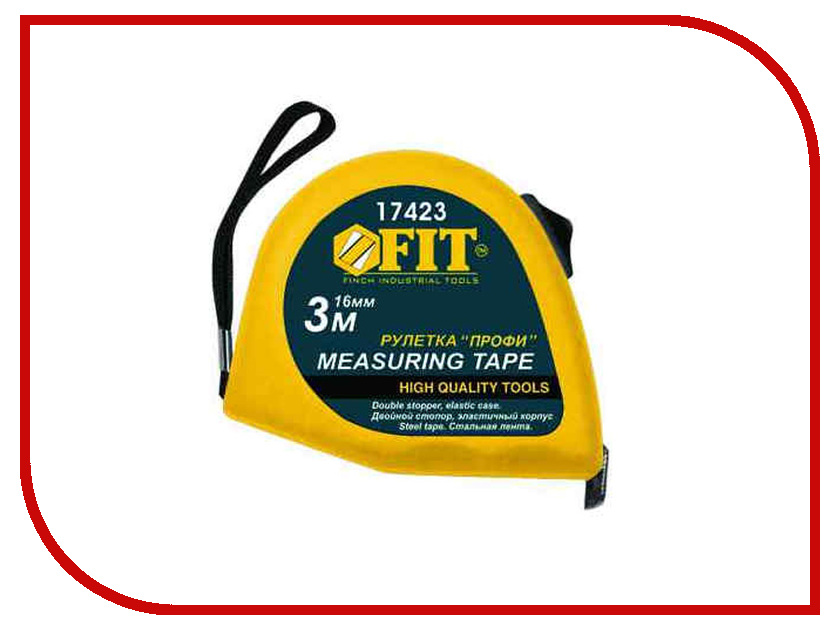 

Рулетка FIT Профи 5m x 19mm Black-Yellow 17425