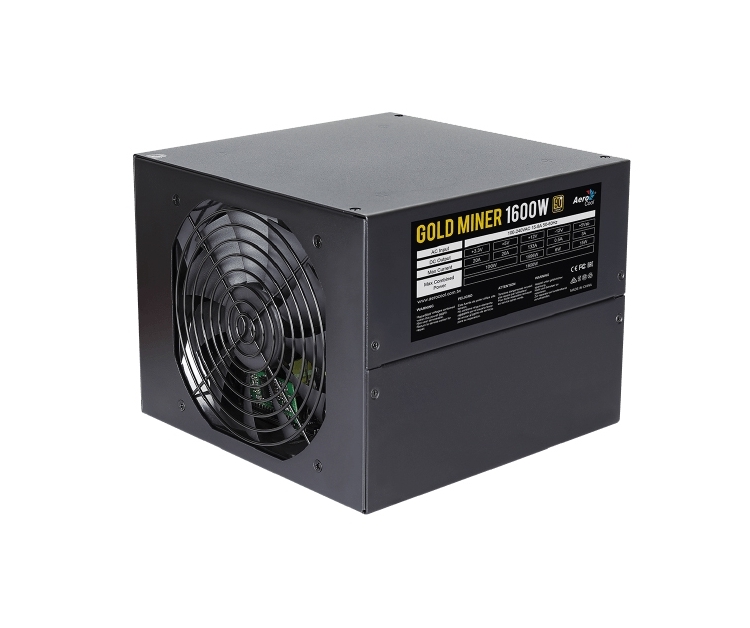 

Блок питания AeroCool Gold Miner 1600W, Gold Miner 1600W