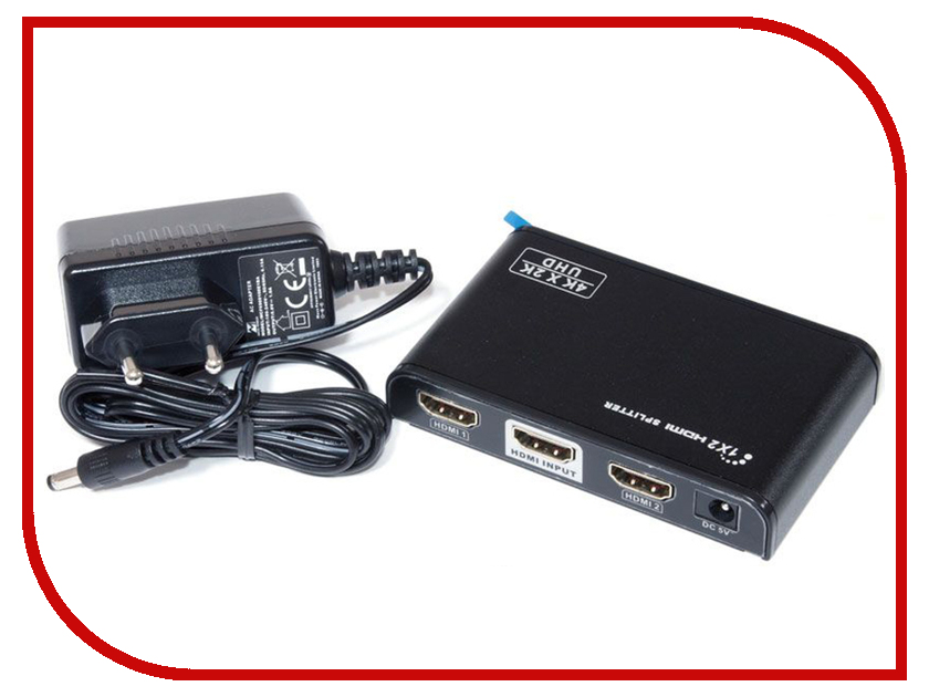 

Сплиттер Greenconnect Greenline Разветвитель HDMI v.2.0 1на2 GL-312-V2.0