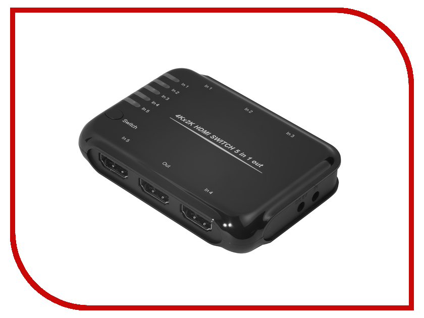 

Сплиттер Greenconnect Greenline Переключатель GL-A06 HDMI 6к1 + PIP+Audio 3.5mm+ARC GL-vA06