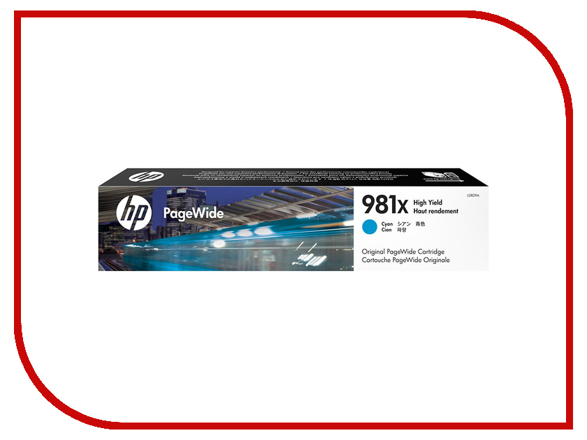 

Картридж HP 981XL L0R09A Cyan