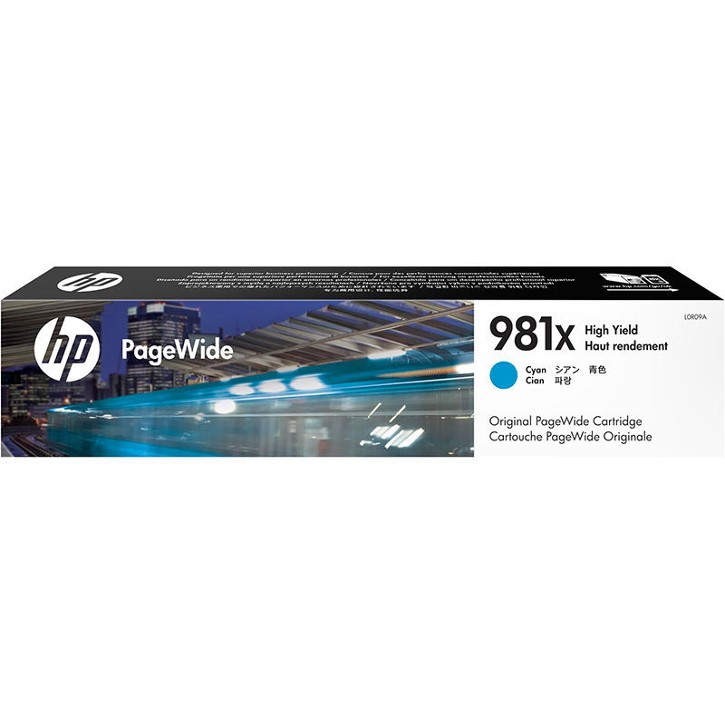 

Картридж HP 981XL L0R09A Cyan, 981XL L0R09A