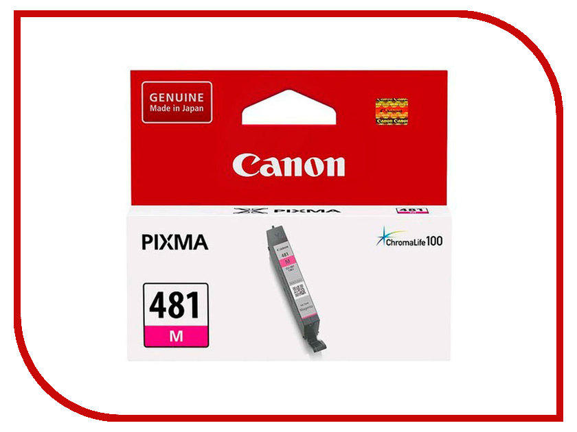 

Картридж Canon CLI-481 M 2099C001 Magenta для Pixma TS6140/TS8140TS/TS9140/TR7540/TR8540, CLI-481 M