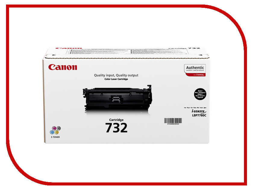 

Картридж Canon 732BK 6263B002 Black для i-SENSYS LBP7780