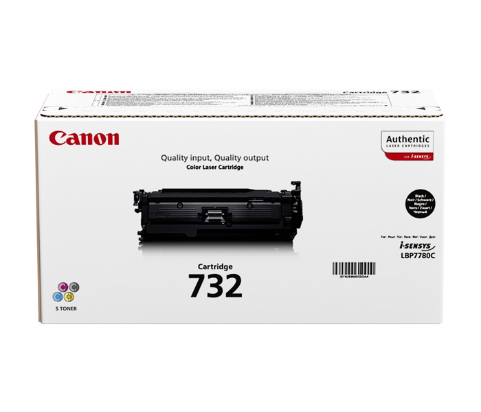 

Картридж Canon 732BK 6263B002 Black для i-Sensys LBP7780, 732BK