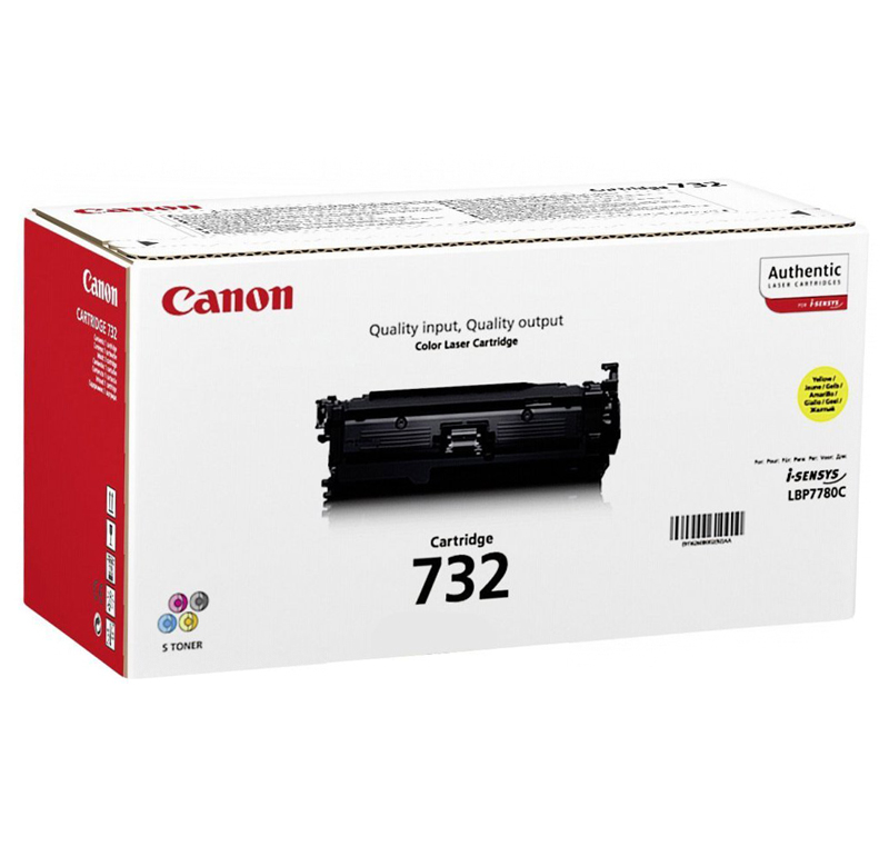 

Картридж Canon 732Y 6260B002 Yellow для i-Sensys LBP7780, 732Y