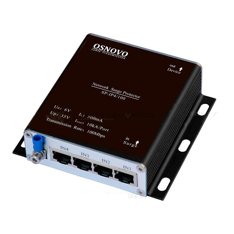 

Устройство грозозащиты Osnovo SP-IP4/100, SP-IP4/100