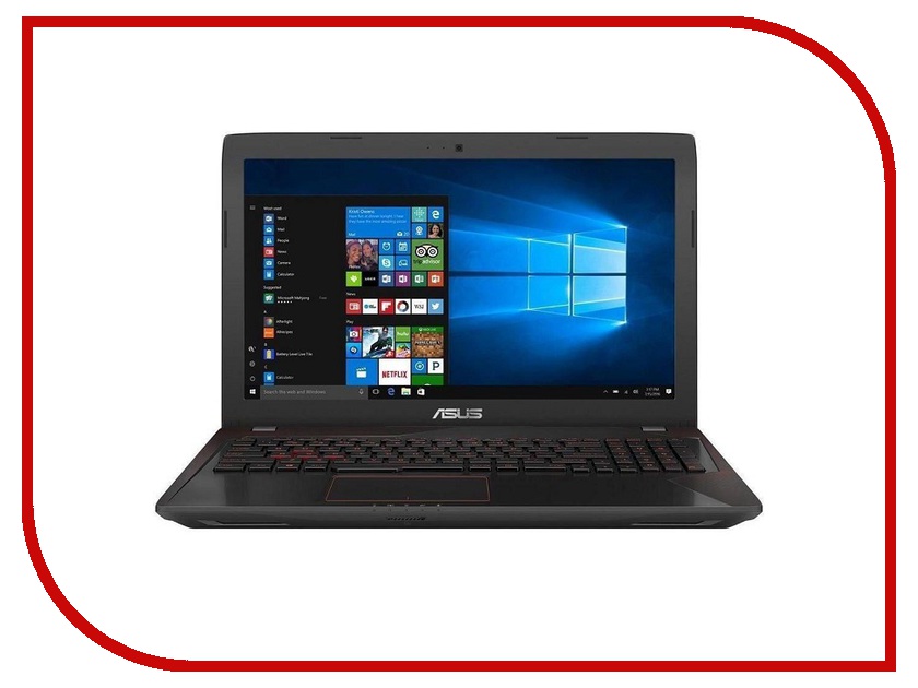 фото Ноутбук ASUS FX553VE-DM347 90NB0DX4-M05360 (Intel Core i5-7300HQ 2.5 GHz/8192Mb/1000Gb/No ODD/nVidia GeForce GTX 1050Ti 4096Mb/Wi-Fi/Bluetooth/Cam/15.6/1920x1080/DOS)