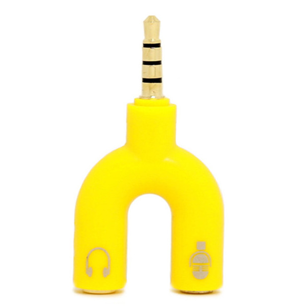 

Аксессуар Krutoff Разветвитель - наушники + микрофон Jack 3.5 Yellow 14798, Разветвитель - наушники + микрофон