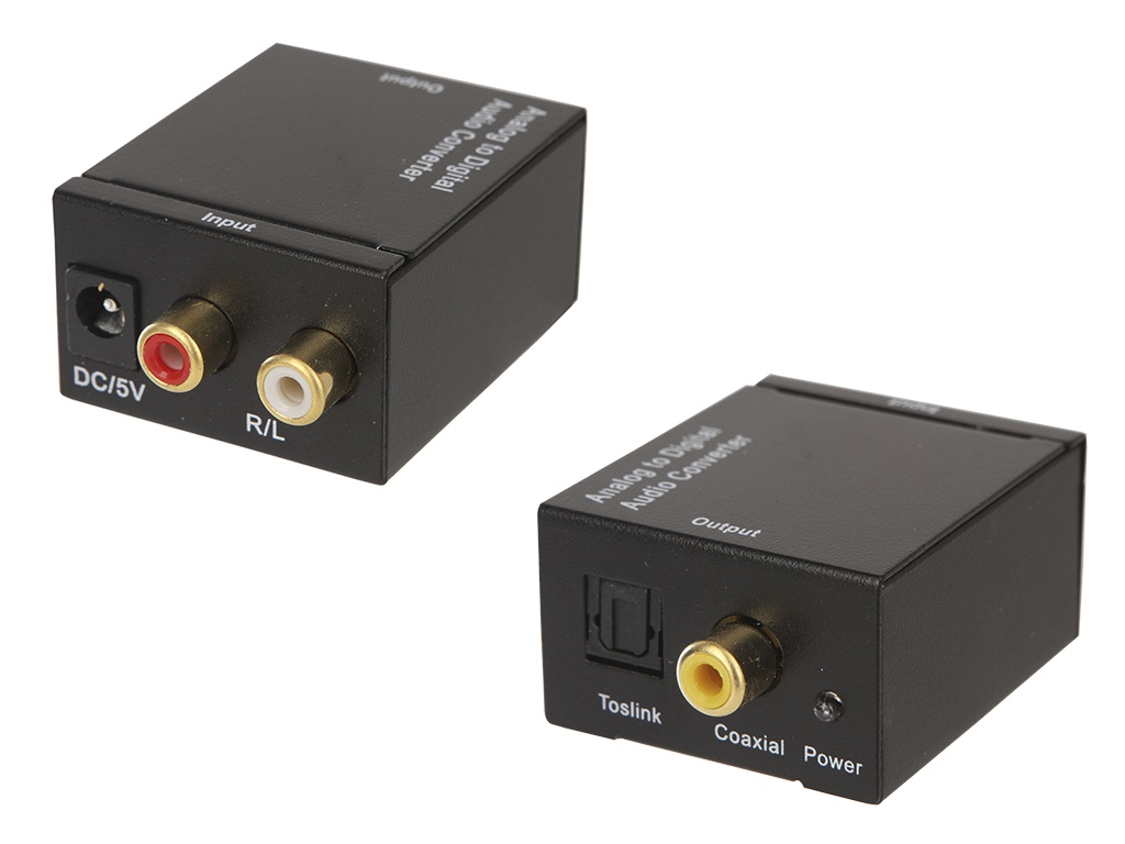 ЦАП Espada RCA Analog to S/PDIF Digital EDH-RS 43261 конвертер digital to analog audio s pdif в rca цифровой звук в аналоговый черный