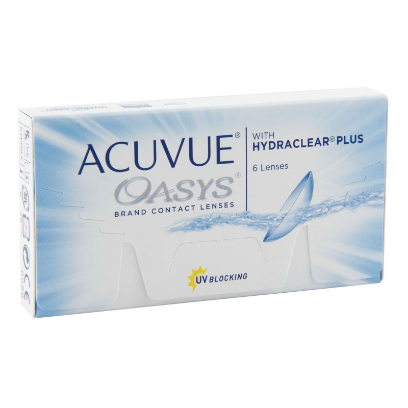 фото Контактные линзы Johnson & Johnson Acuvue Oasys with Hydraclear Plus (6 линз / 8.4 / -1.5) Johnson &amp; johnson