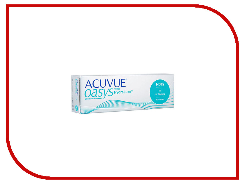 фото Контактные линзы Johnson & Johnson 1-Day Acuvue Oasys with HydraLuxe (30 линз / 8.5 / -0.75) Johnson &amp; johnson