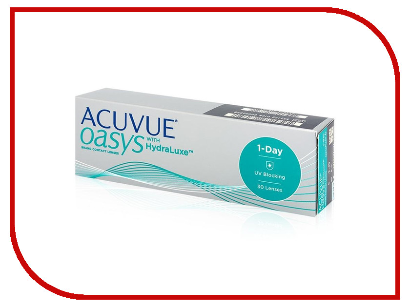 

Контактные линзы Johnson & Johnson Acuvue Oasys 1 Day with HydraLuxe (30 линз / 8.5 / -1.75)