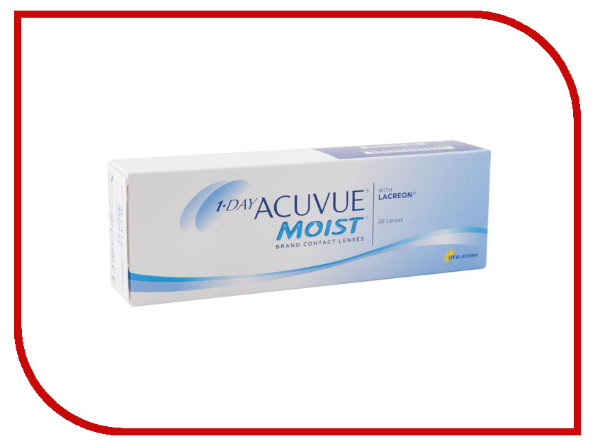 

Контактные линзы Johnson & Johnson 1-Day Acuvue Moist (30 линз / 8.5 / -3.75)