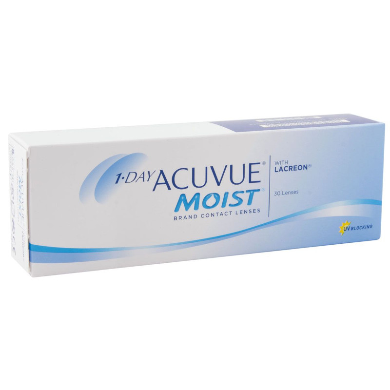 фото Контактные линзы johnson & johnson 1-day acuvue moist (30 линз / 8.5 / -4.75) johnson &amp; johnson