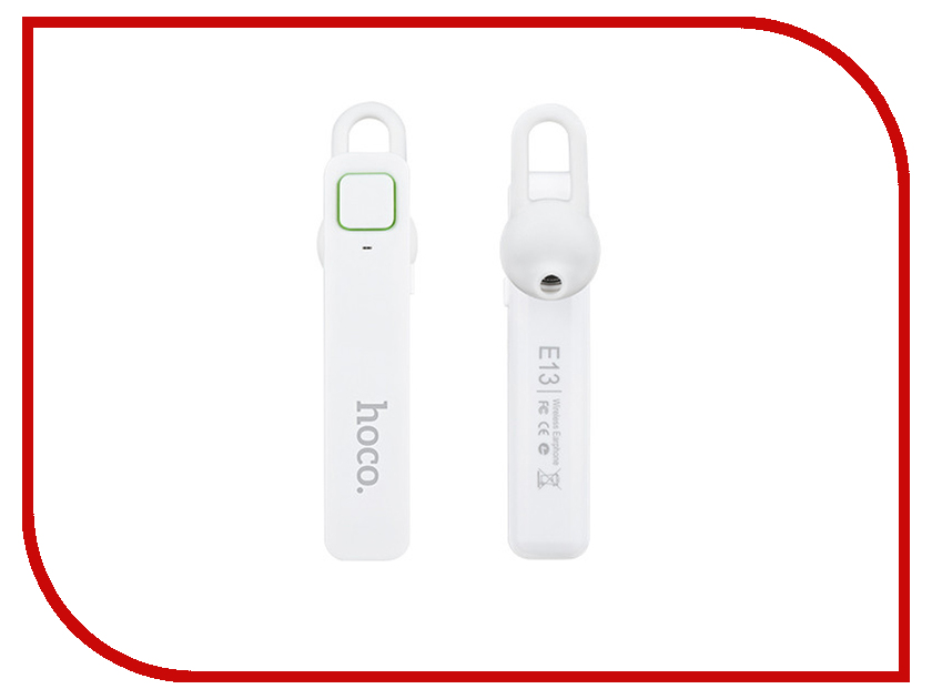 фото Гарнитура HOCO E13 Bluetooth White