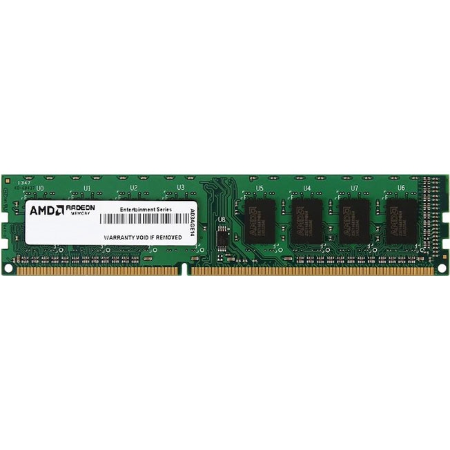 

Модуль памяти AMD DDR3 DIMM 1600MHz PC3-12800 CL11 - 4Gb R534G1601U1S-UGO, R534G1601U1S-UGO