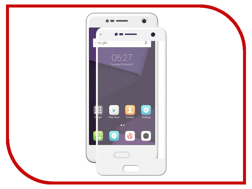 

Аксессуар Защитное стекло ZTE Blade V8 Svekla Full Screen White ZS-SVZTV8-FSWH