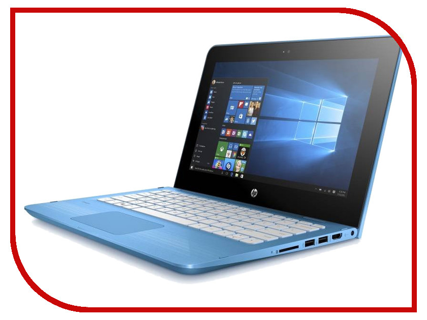 фото Ноутбук HP Stream x360 11-aa008ur 2EQ07EA (Intel Pentium N3060 1.6 GHz/2048Mb/32Gb/Intel HD Graphics/Wi-Fi/Bluetooth/Cam/11.6/1366x768/Touchscreen/Windows 10)