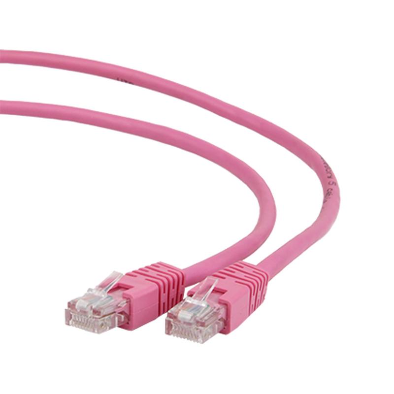 фото Сетевой кабель Gembird Cablexpert UTP cat.5e 0.5m Pink PP12-0.5M/RO