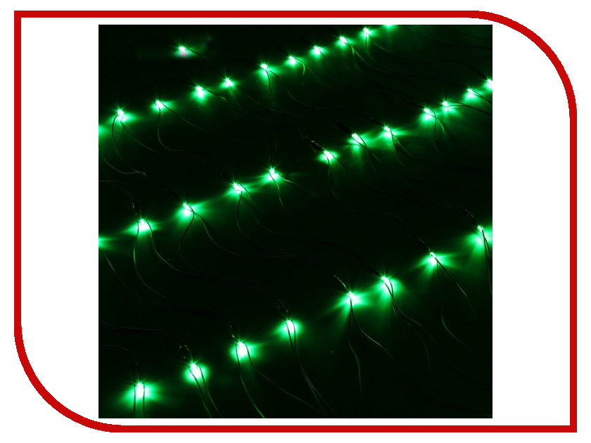 фото Гирлянда Luazon Сетка 1x0.7m LED-96-220V Green 187200