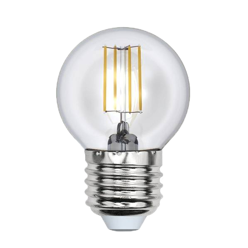 

Лампочка Uniel Air шар LED-G45-5W/WW/E27/CL/DIM GLA01TR 3000K Warm White