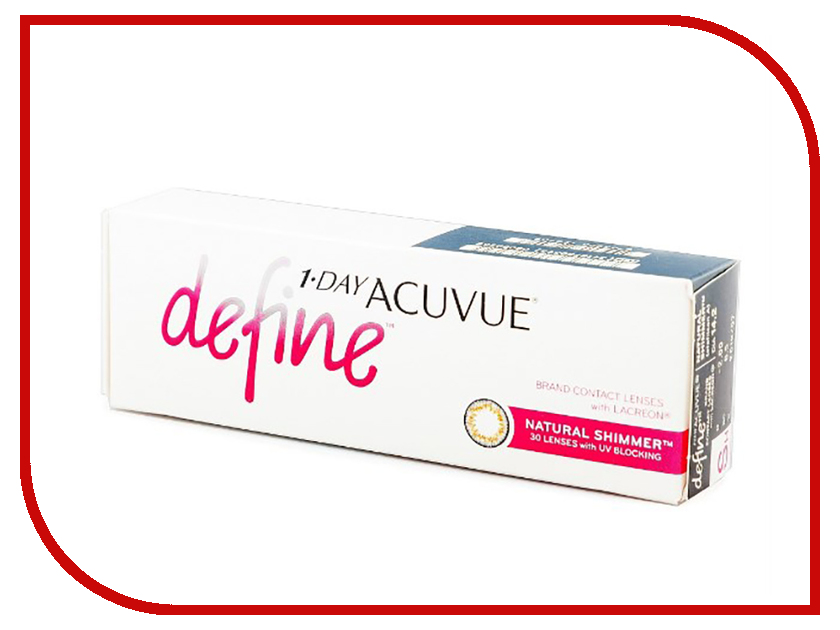 

Контактные линзы Johnson & Johnson 1-Day Acuvue Define (30 линз / 8.5 / -6) Natural Shimmer