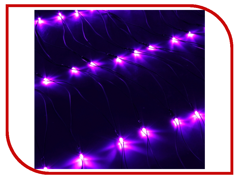 фото Гирлянда Luazon Сетка 1x0.7m LED-96-220V Violet 187203