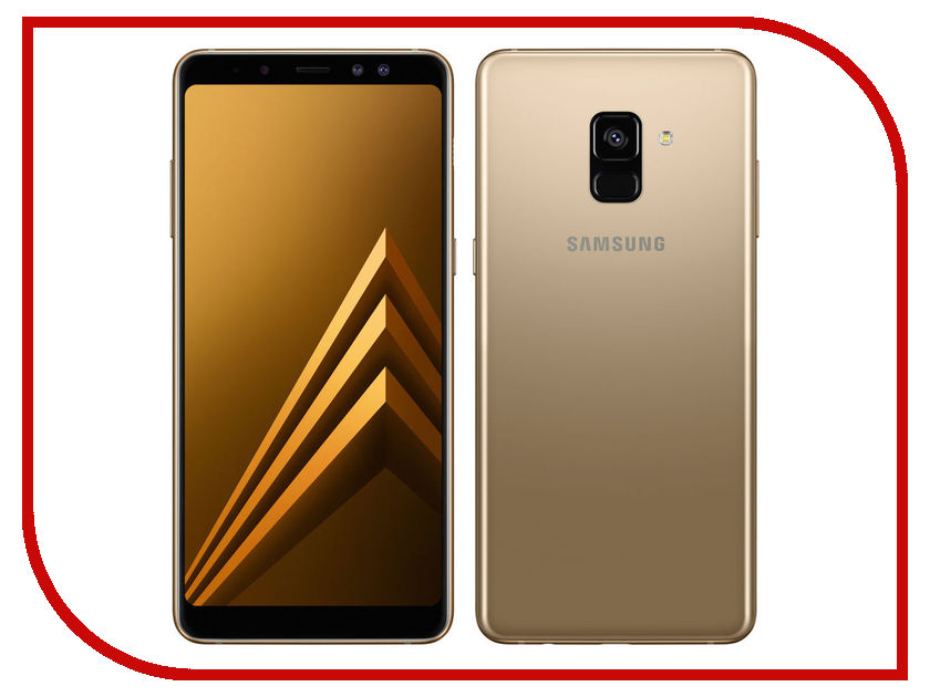 фото Сотовый телефон Samsung SM-A730F Galaxy A8 Plus 2018 Gold