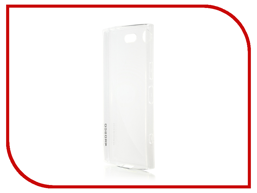 фото Аксессуар Чехол Sony Xperia XZ1 Compact BROSCO Silicone Transparent XZ1C-TPU-TRANSPARENT