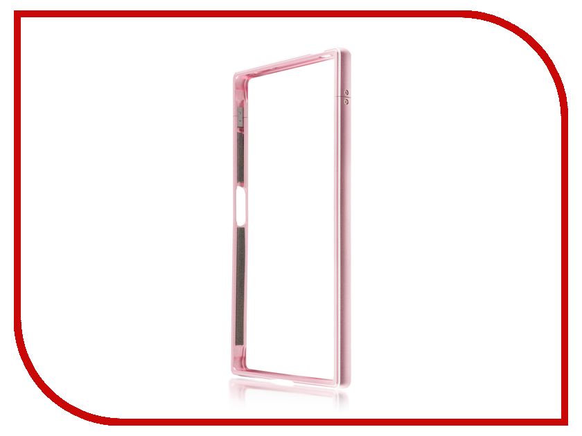 фото Аксессуар Чехол Sony Xperia XZ1 BROSCO Metal Pink XZ1-BMP-PINK