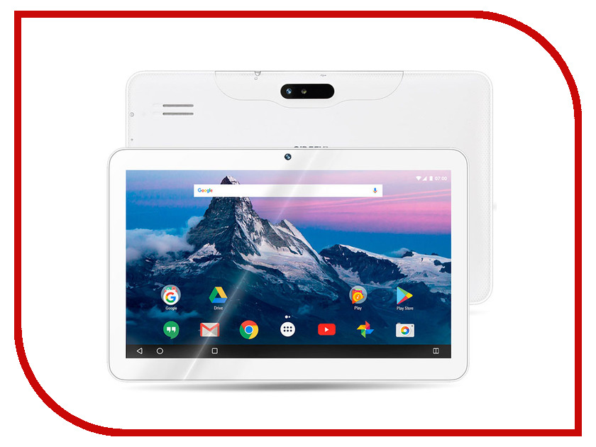 фото Планшет Ginzzu GT-1015 White (Spreadtrum SC7731 1.3 GHz/1024Mb/8Gb/GPS/3G/Wi-Fi/Bluetooth/Cam/10.1/1024x600/Android)