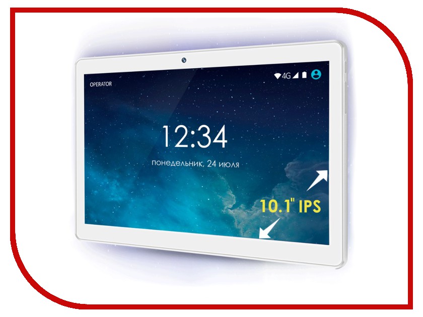 

Планшет Ginzzu GT-1050 White (Spreadtrum SC9832 1.3 GHz/1024Mb/16Gb/GPS/LTE/Wi-Fi/Bluetooth/Cam/10.1/1280x800/Android)