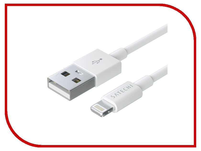 

Аксессуар Satechi Lightning to USB Cable MFI 1m White STMFILW