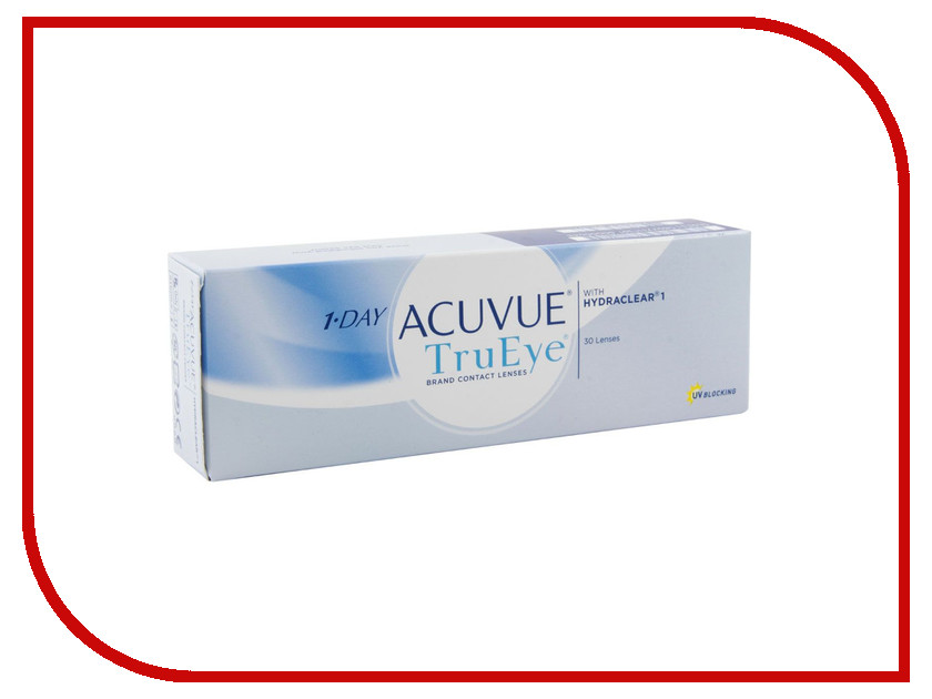 

Контактные линзы Johnson & Johnson 1-Day Acuvue TruEye (30 линз / 8.5 / -5.75)