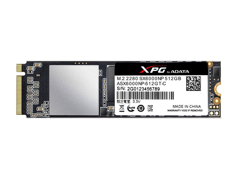 фото Жесткий диск A-Data XPG SX6000 512Gb ASX6000NP-512GT-C