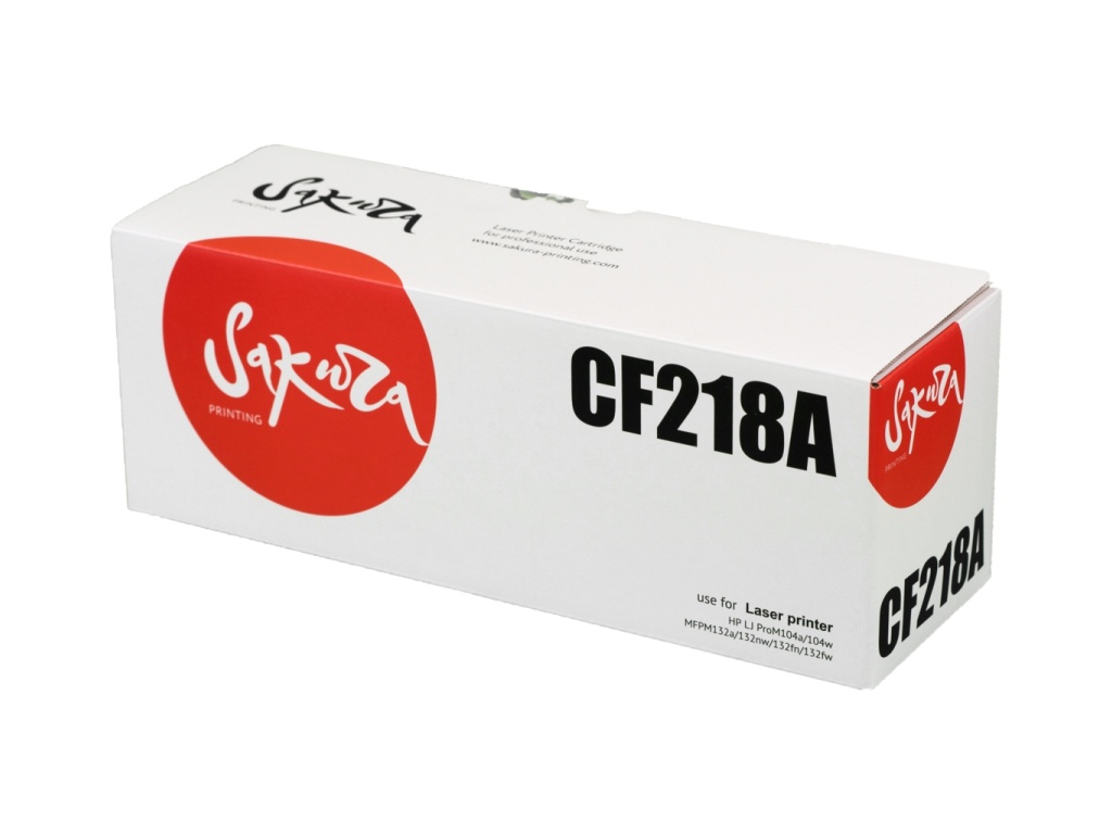 Картридж Sakura SACF218A / CF218A Black для HP LJ Pro M104A/M104W картридж для лазерного принтера netproduct 18a cf218a
