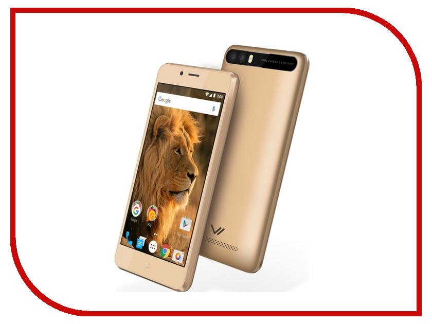 фото Сотовый телефон Vertex Impress Lion Dual Cam Gold