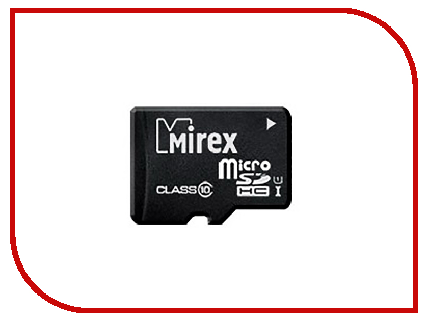 фото Карта памяти 16Gb - Mirex - Micro Secure Digital HC Class 10 UHS-I 13612-MCSUHS16