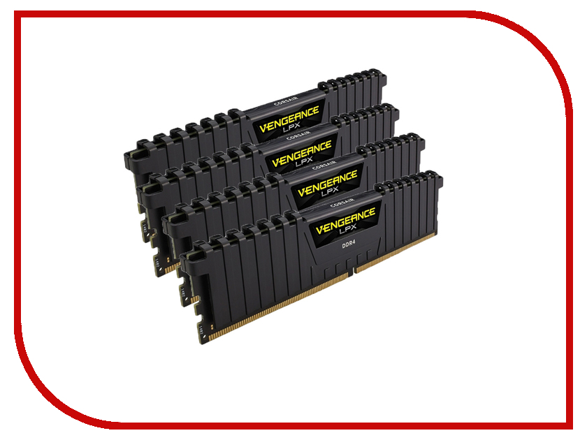 

Модуль памяти Corsair Vengeance RGB DDR4 DIMM 3333MHz PC4-26600 - 64Gb KIT (4x16Gb) CMR64GX4M4C3333C16