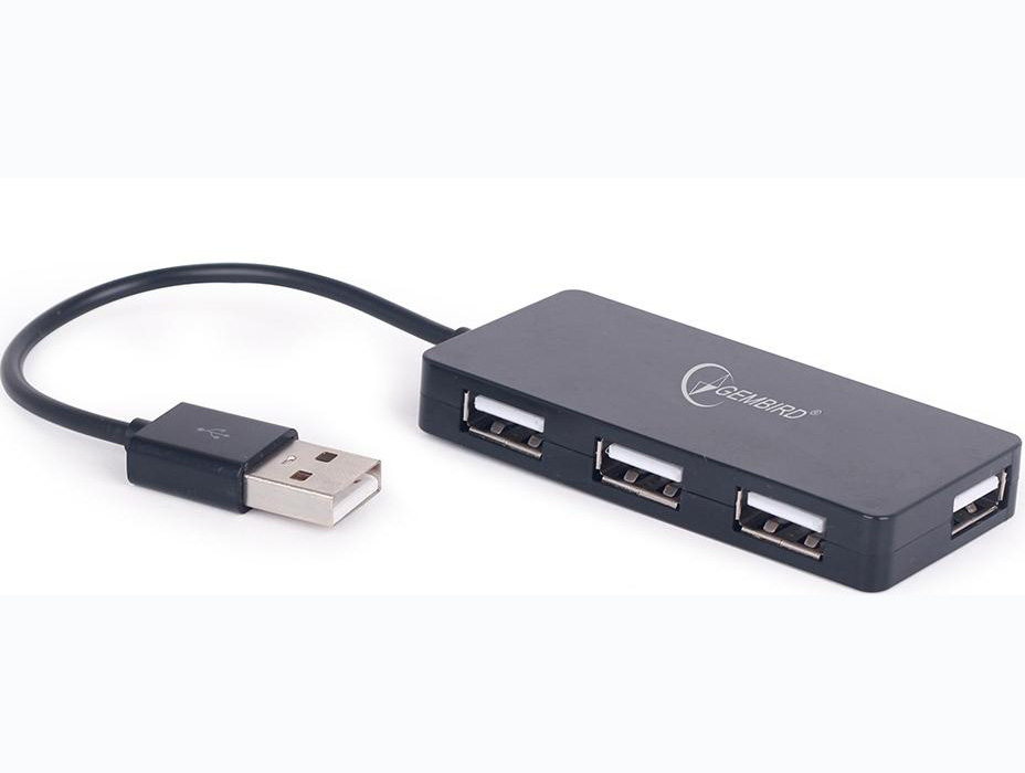 цена Хаб USB Gembird 4 Ports UHB-U2P4-03