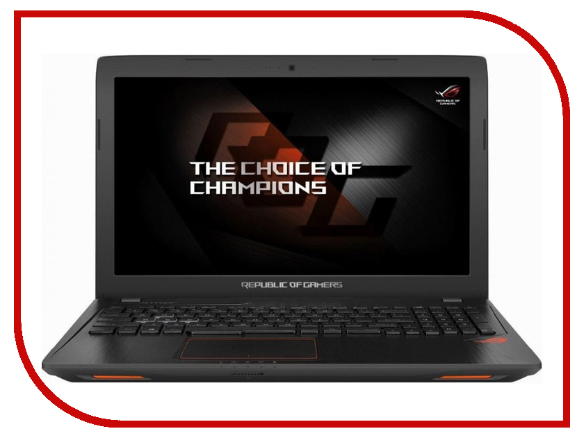 фото Ноутбук ASUS ROG GL553VE-FY052T 90NB0DX3-M07240 (Intel Core i7-7700HQ 2.8 GHz/16384Mb/1000Gb + 256Gb SSD/DVD-RW/nVidia GeForce GTX 1050Ti 4096Mb/Wi-Fi/Cam/15.6/1920x1080/Windows 10 64-bit)