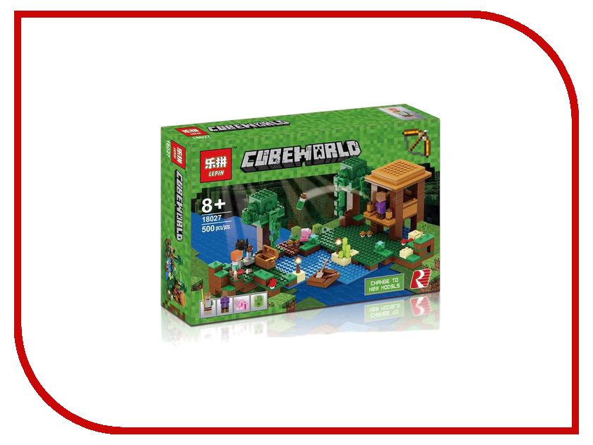 

Конструктор Lepin Cube World Хижина ведьмы 500 дет. 18027