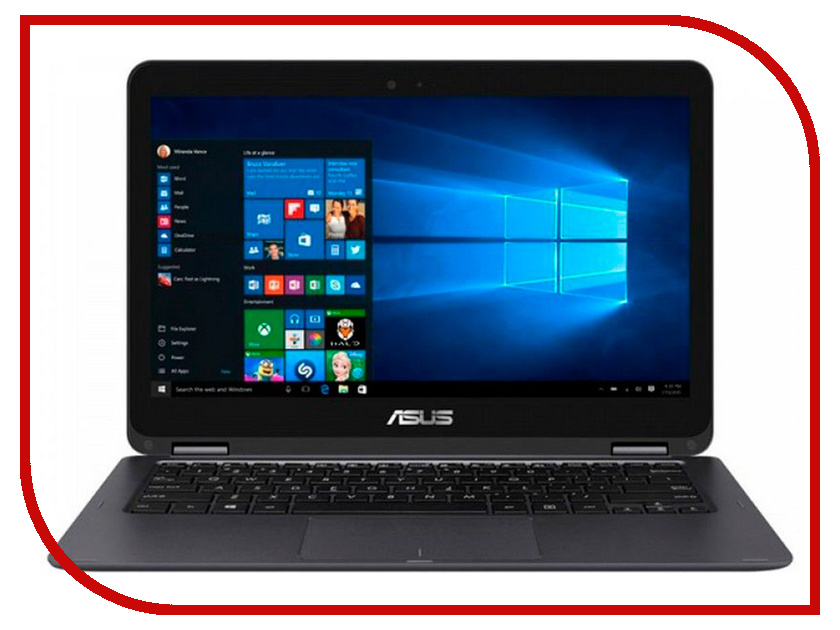 фото Ноутбук ASUS UX360CA-C4124TS 90NB0BA2-M03500 (Intel Core M5-6Y54 1.1 GHz/8192Mb/128Gb SSD/No ODD/Intel HD Graphics/Wi-Fi/Cam/13.3/1920x1080/Windows 10 64-bit)